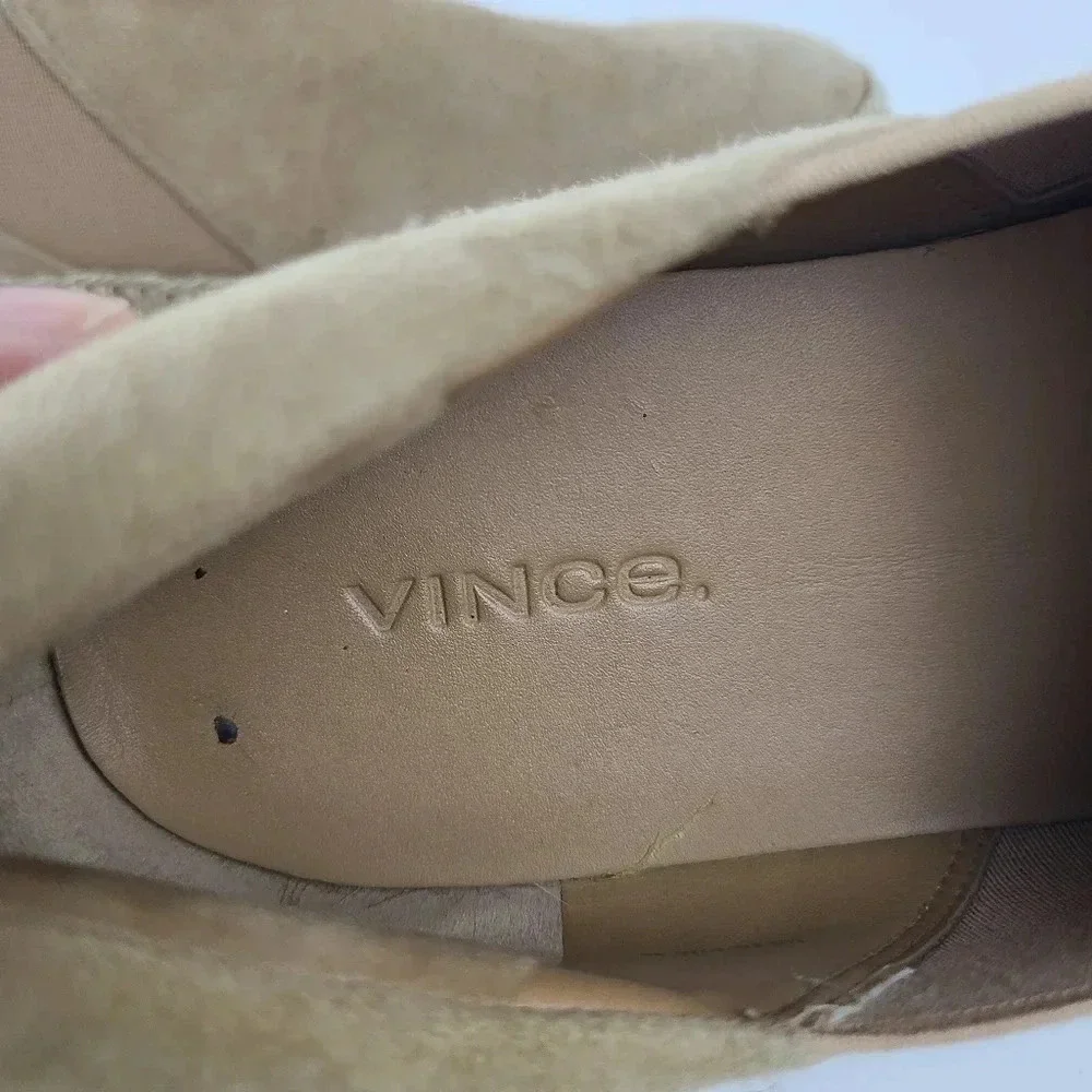 Vince Tan suede Saxon espadrilles Size 8 Comfort Casual Girls Day Adveture